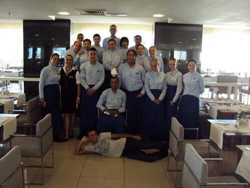 Equipo del restaurante del hotel Equipo del restaurante del hotel