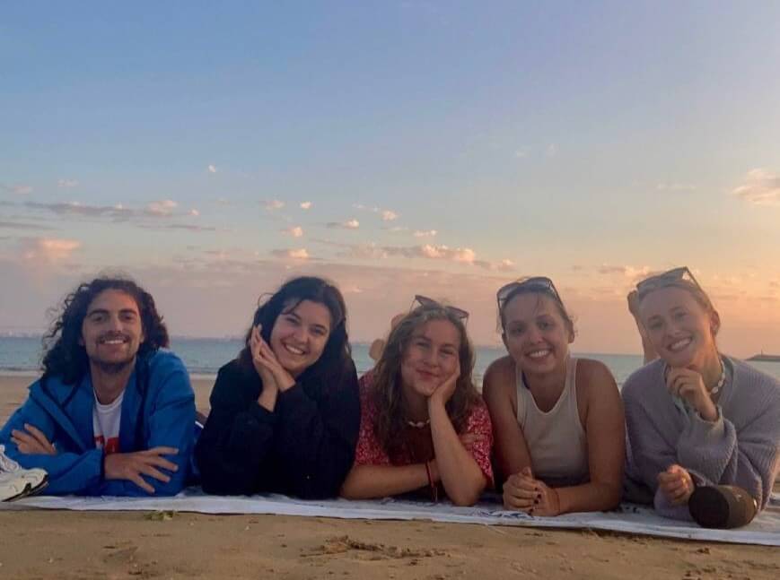 Interns on the beach - Tenerife