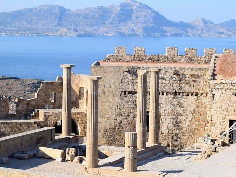 Praktikum auf Rhodos Akropolis von Rhodos