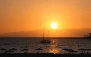 Stage en Espagne au coucher du soleil