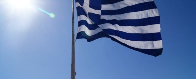 Intern in Greece - Greek Flag