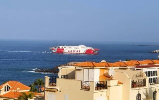Internship on the Canary Islands - ferry