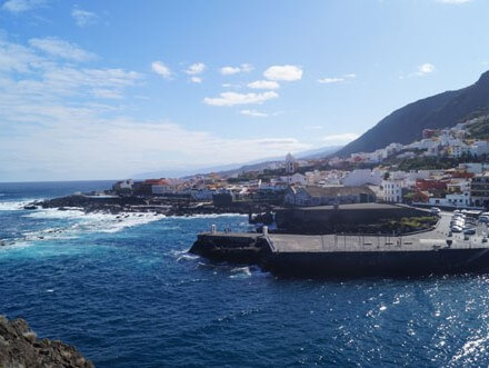 Garachico coast on Tenerife