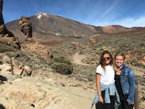 Praktikanten am Teide