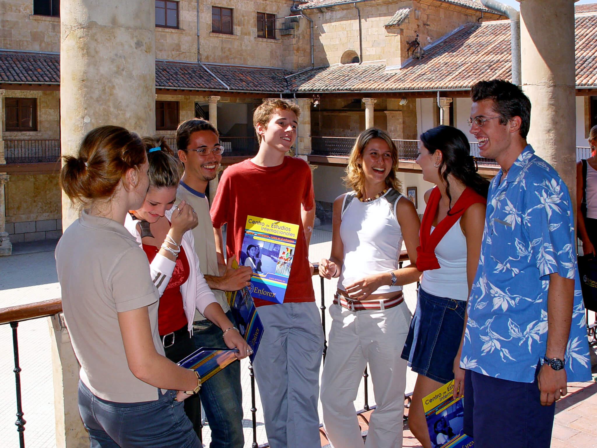 Stagisti presso una scuola di lingue in Spagna