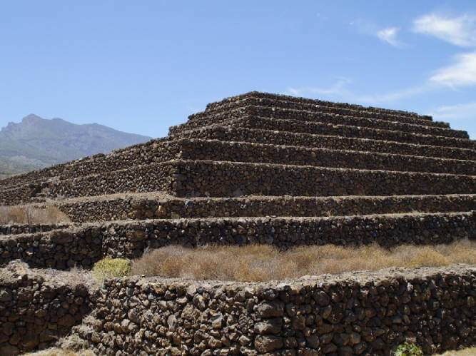 The pyramids of Güimar on Tenerife