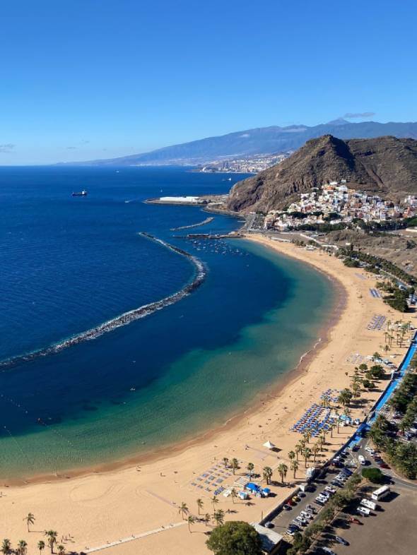 Playa de Las Teresitas auf Teneriffa Playa de Las Teresitas auf Teneriffa