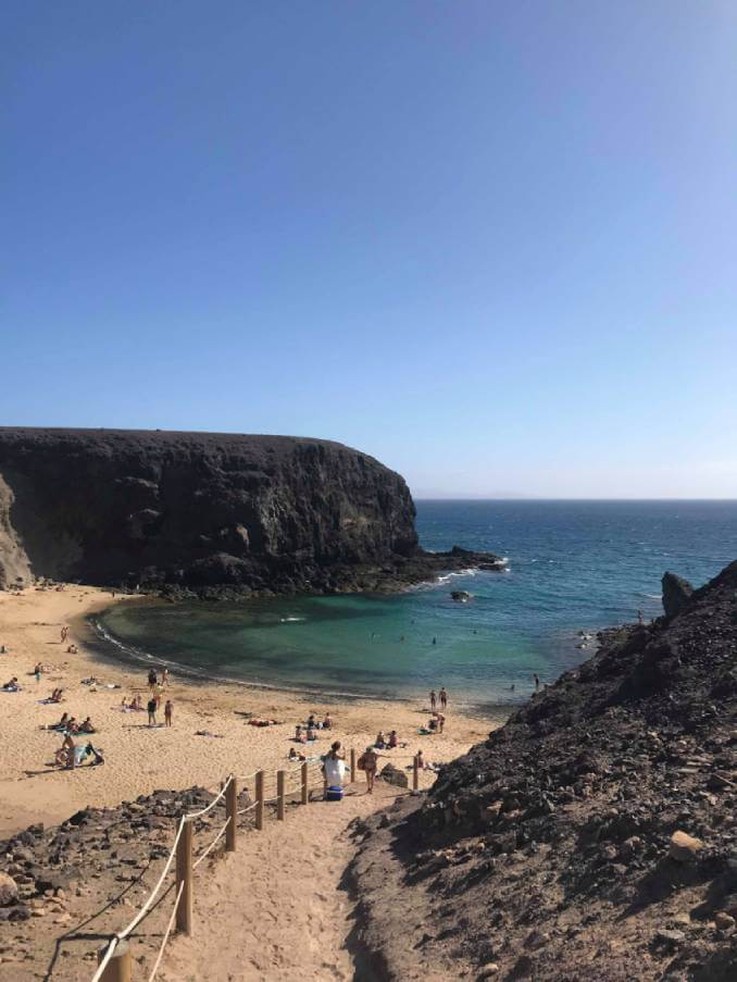 Playa en Lanzarote Playa en Lanzarote