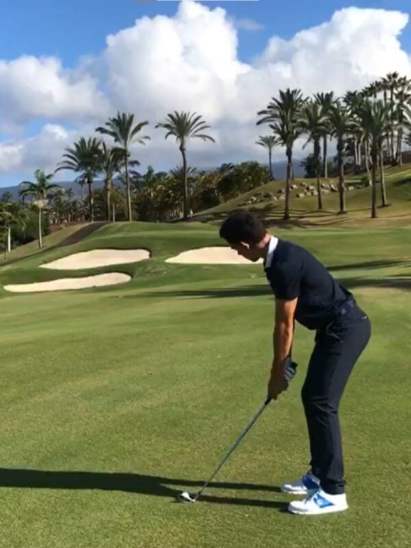 Intern golfing Intern golfing