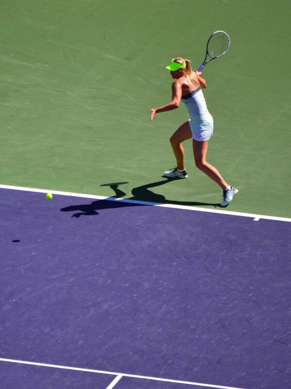 Spain internship playing tennis