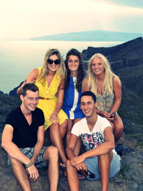 Group of interns during an excursion